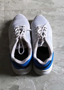 LOTTO Stylish White &amp; Blue Sneakers