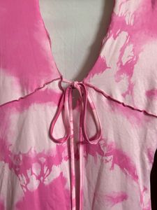 NEWME Pink Tie Up Dress💝