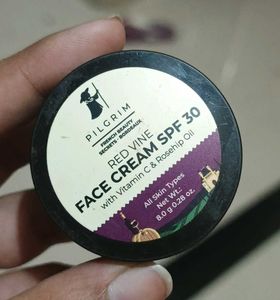 Pilgrim Red Vine Face Cream SPF 30