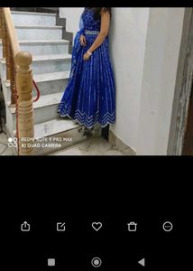 Royal Blue Embellished Lehenga Choli