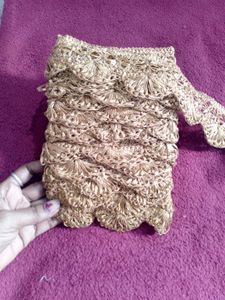 Beautiful Golden Ribbon Lace In Cutting Dizine🏵🏵