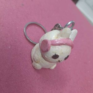 Miffy With Headphone Keychain