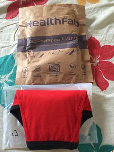 HealthFab Red &amp; Black Period Panty