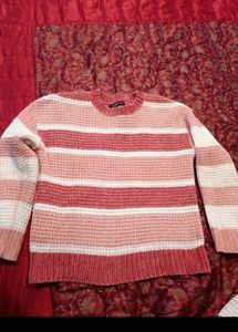Cozy Striped Knit Sweater