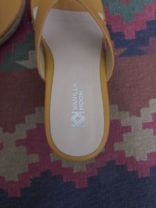 Stylish Yellow Flat Sandals