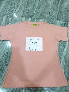 Cute Cat Graphic T-Shirt