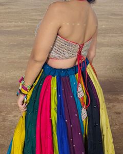 Multicolor Lehenga Choli Set