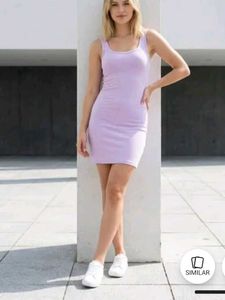 Women's Lavender Tank Dress