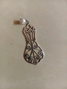 Boho Silver Pendant