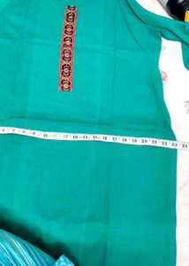 Green  Kurta