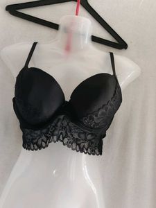Elegant Black Lace Bra