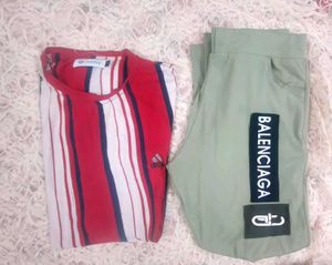 Adidas Tshirt &amp; Balenciaga Lower