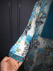 Floral Print Kurta