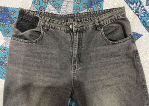 Grey Wash Denim Jeans