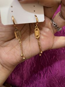 combo Elegant Gold Plated Drop Earrings