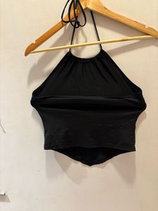 Cute Rhinestone Halter Top