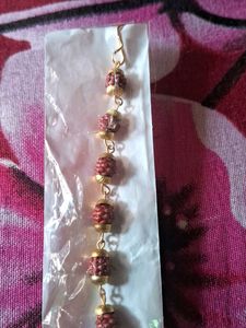 Rudraksha Bracelet with Trishul Charm set of 3 pc