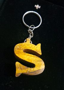 S Letter Key Chain