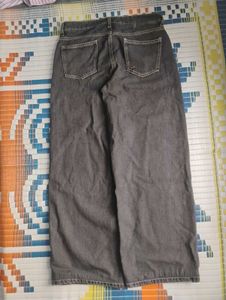 Charcoal baggy jeans