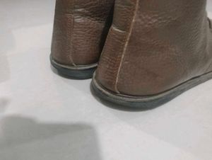 Genuine leather ankle boots size 7