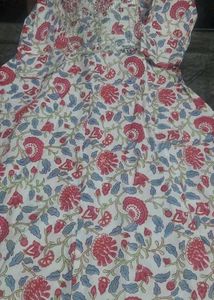 Beautiful anarkali Floral Print Kurta