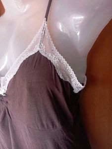 Cozy Lace Trim Sleep Camisole