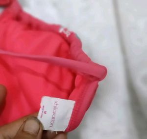 Coral Floral Bikini Set