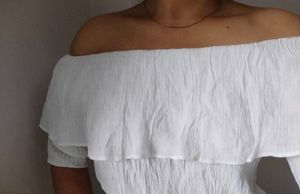 Combo sale white ruffle tops