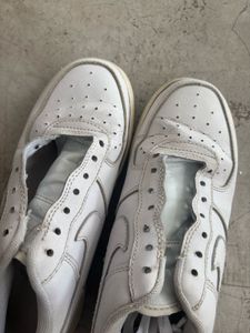 White Nike Air Force 1 Sneakers