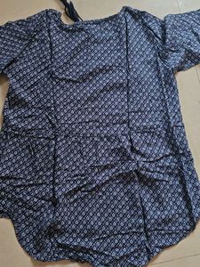 Lee Cooper-  Blue Patterned Tunic Top