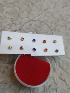 Like  Silver Studs Multi Use (Nose &amp; Ear ) Multico