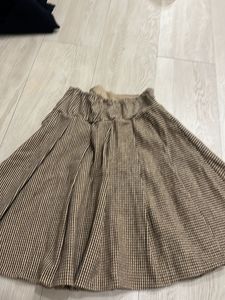 Stylish Houndstooth High-Waisted Skirt