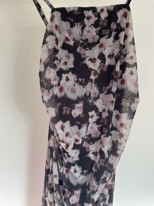 Floral Print Sheer Dress