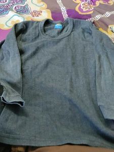 Grey Long Sleeve Thermal Shirt