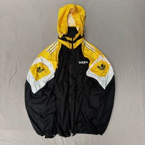 Adidas Vintage Colorblock Hooded Jacket