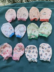 Newborn Baby Mittens - 6 pairs
