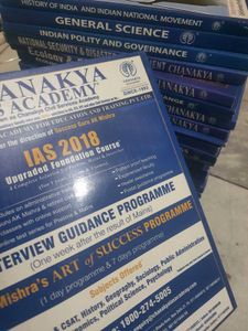 CHANAKYA UPSC BOOKS + VAJIRAM NOTES
