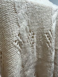 KOREAN Cosy Off White Knitted Sweater