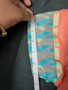 Stylish Peach Ethnic Blouse