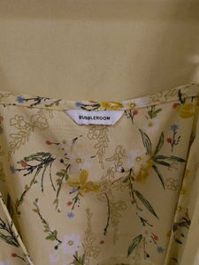 Floral Short Wrap Dress
