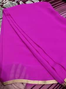 New Chiffon Saree With Blouse Piece