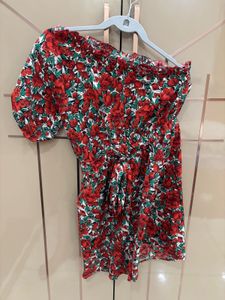 Large Size Berrylush Printed Jumpsuit