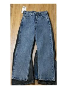 H&M Wide Leg Acid Wash Jeans