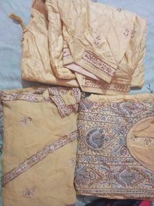 jarddoji work Elegant Embellished Kurta Set