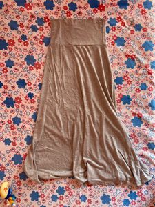 Women's Comfortable Grey Maxi Skirt