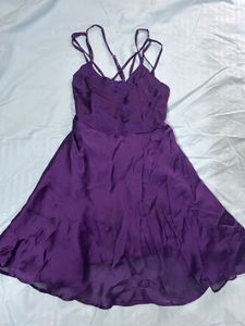 new Satin Flare Dress