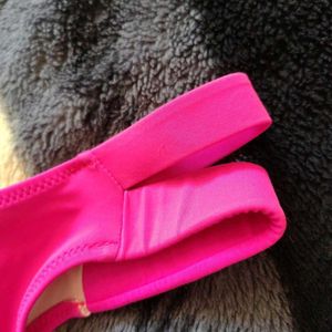 Bright Pink Strappy Bikini Bottom M 🆕
