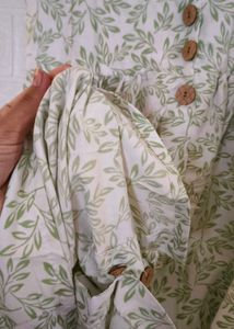 Floral Button-Down Midi Dress
