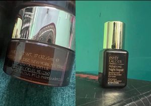Estee Lauder ANR eye gel cream & face serum combo