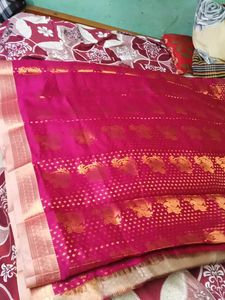 Beautiful Pink Silk Saree